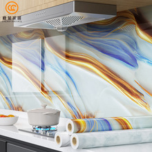 厨房贴纸卫生间灶台油烟贴墙纸自粘翻新加厚耐高温墙贴跨境专供