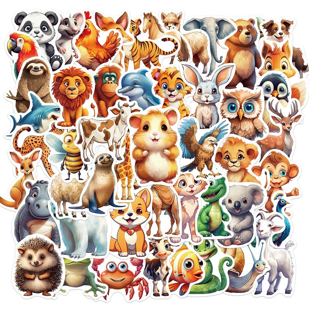 Ферма, наклейка, игрушка, альпака, наклейки, панда, лев