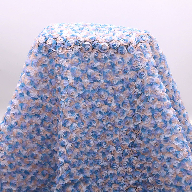 Трехмерное классическое свадебное платье, вечернее платье, ткань, 3D, цветочное