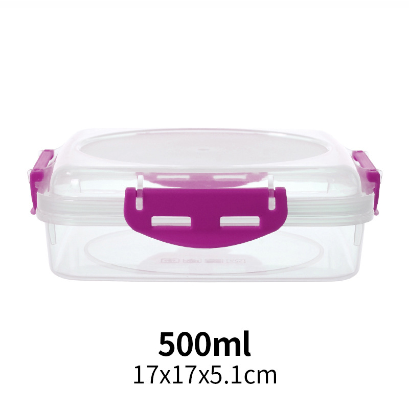 Sándwich caja de almuerzo de grado alimenticio pan crujiente sushi bola de arroz desayuno tostadas caja de embalaje al aire libre microondas