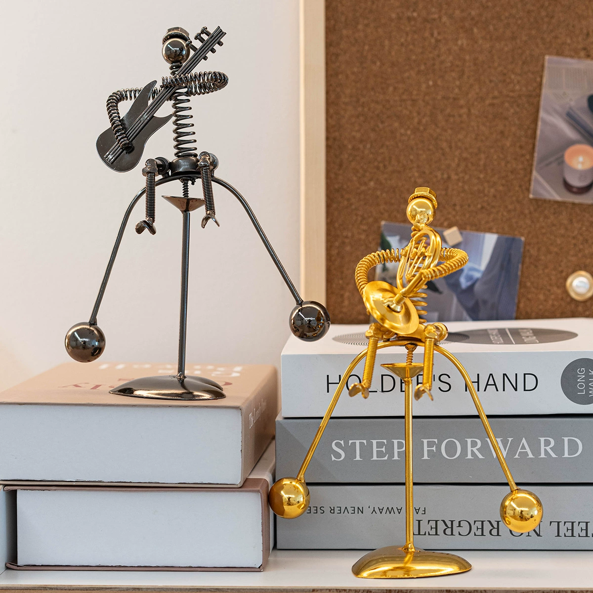 Музыкальная подвеска-качалка в стиле Iron Man, металлическая, ручной работы, для декора дома, креативное украшение