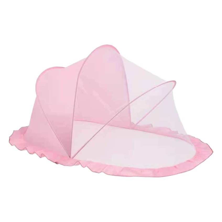 Детская москитная сетка, полностью закрывающая от комаров и солнца, для детской кроватки, складная бездномная москитная сетка для детей, портативная и дышащая.