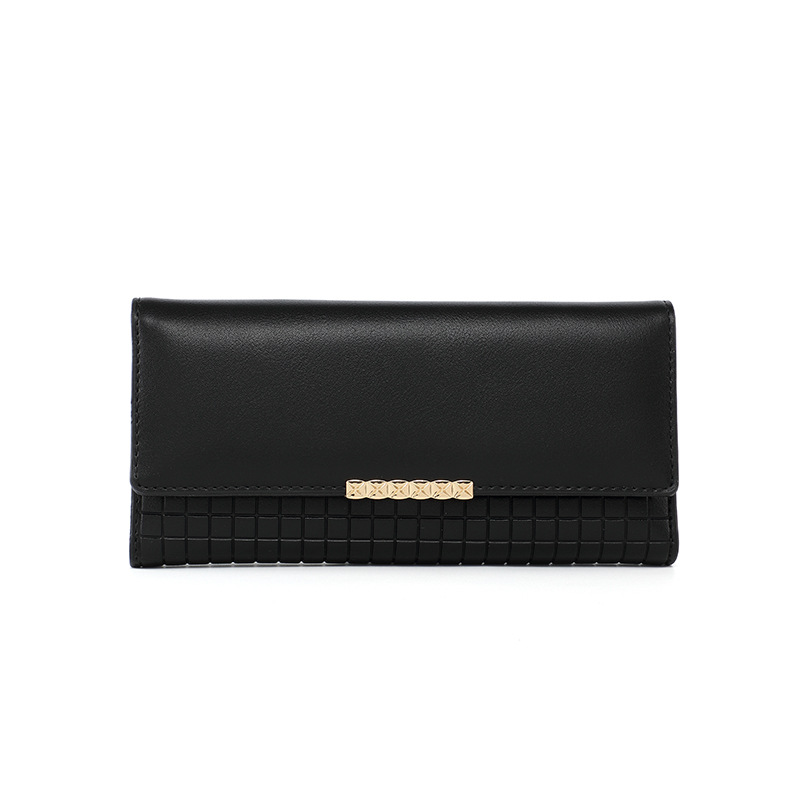 Cartera de las mujeres de la manera de las mujeres cartera larga delgada bolsa de tarjeta de embrague bolsa de las mujeres moneda monedero tarifa bolsa de plata