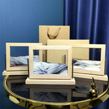 3D щупальника и живопись из букового деревянного орнамента песчаные песочные песочные песчаные крафты