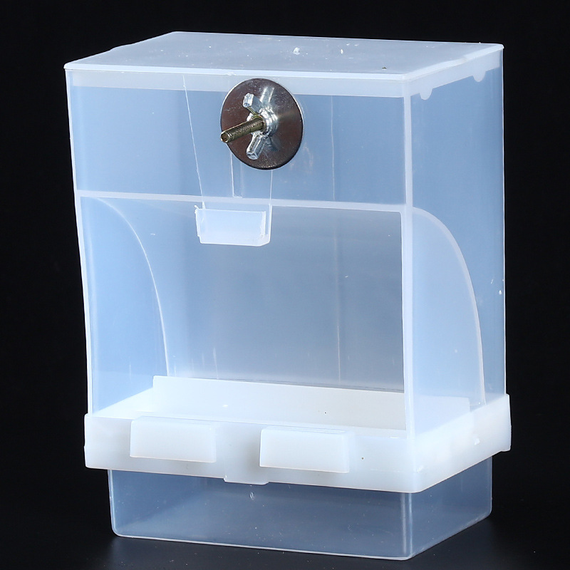 Alimentador automático para pájaros, piel de tigre, papagaios, alimentador para pájaros, caja de alimentación para pájaros a prueba de salpicaduras