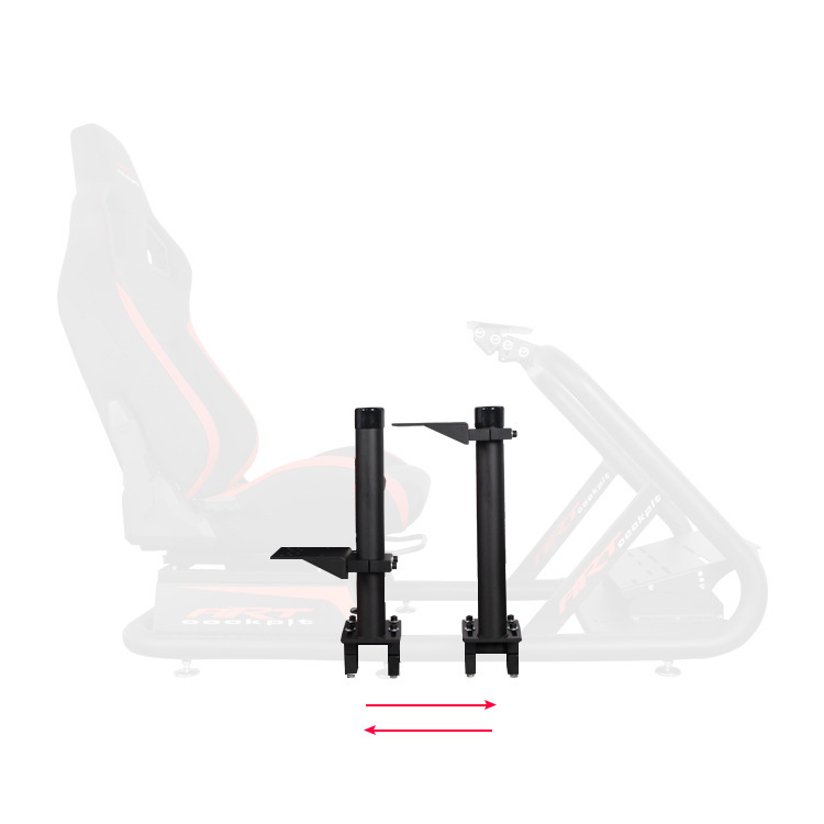 Juego de carreras simulador asiento volante soporte de pantalla soporte de pedal soporte de fijación