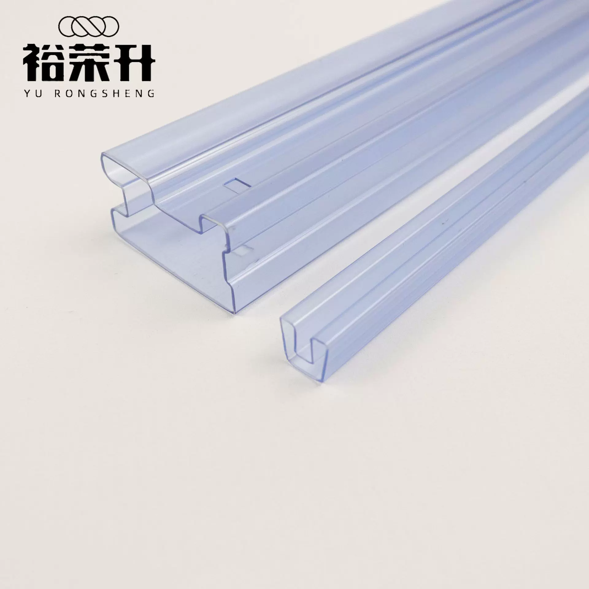 厂家定制PVC挤出异型材透明电子连接器PC包装管电子元件包装IC管