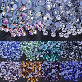Wei Chen imitation Austrian hot drilling glass rhinestone hot melt adhesive bottom DIY mobile phone shell clothing accessories manufacturers wholesale