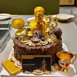 三角洲蛋糕配件装饰品三角洲行动周边手办生日蛋糕生日礼物蛋糕