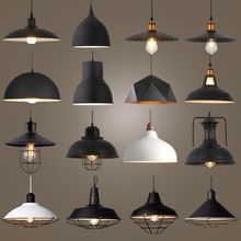 loft复古个性创意吧台餐厅饭店装饰吊灯美式工业风怀旧简约吊灯罩