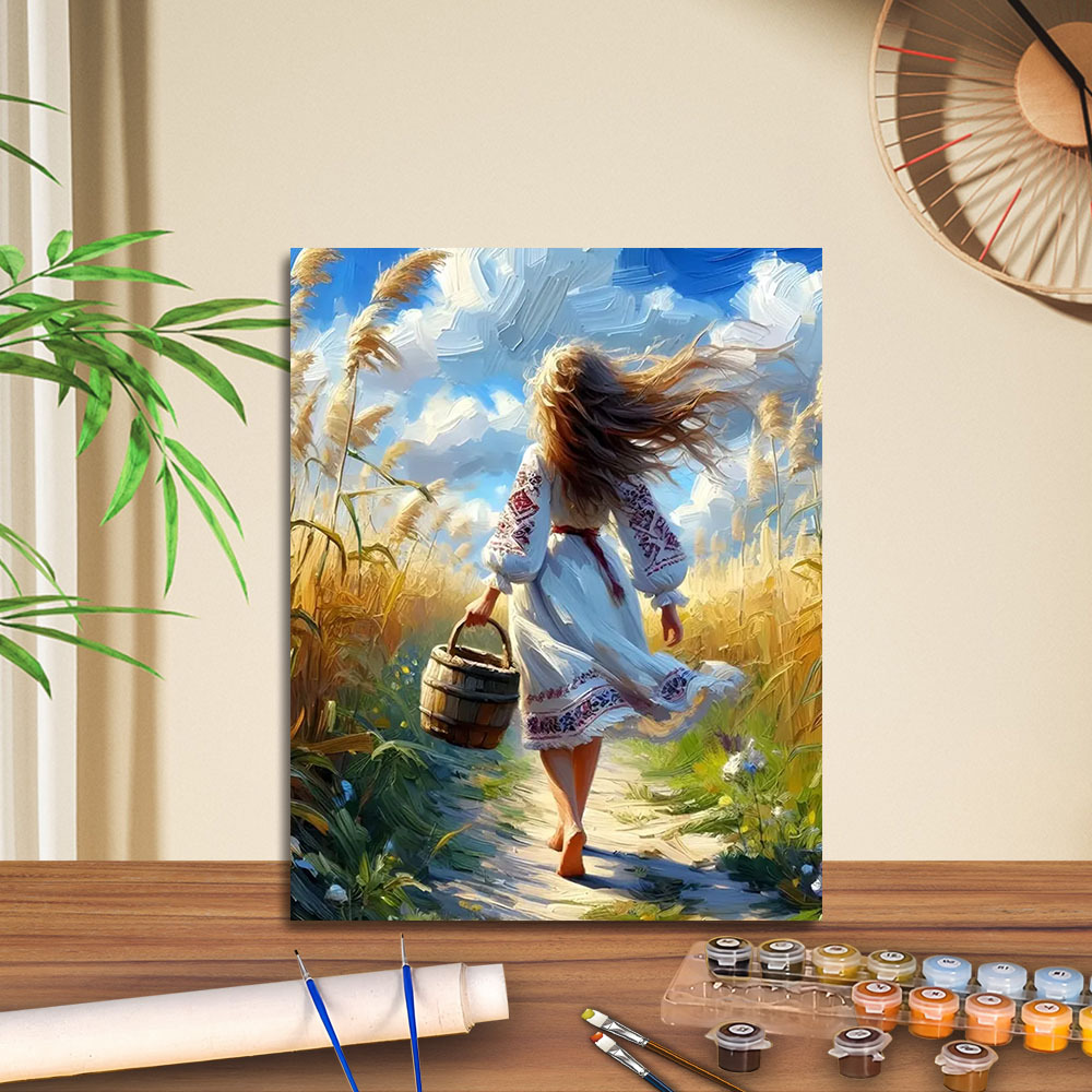 Transfronterizo jitdiy agente de pintura al óleo digital fabricantes al por mayor puestos de pintura al óleo artesanal pintura decorativa Amazon relleno de color