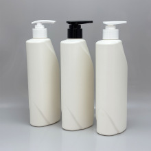 500ml平肩扁瓶PET洗护用品按压泵头瓶沐浴露异形洗发水瓶子可贴牌