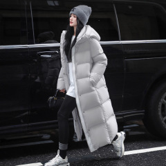 雪山系列糖果色云朵泡芙羽绒服女2025新款加厚长款时尚冬季潮外套