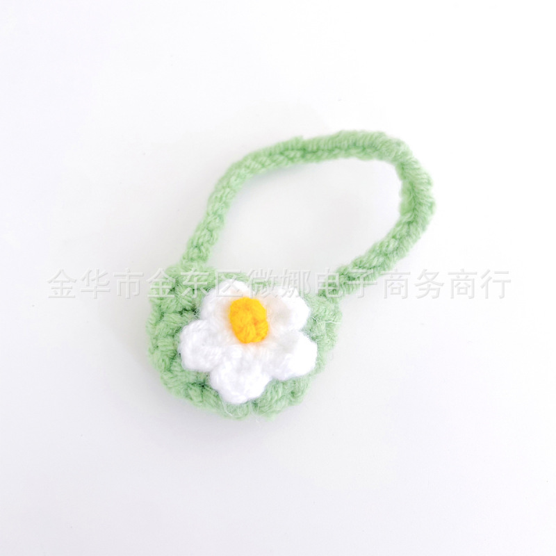 13cm 自虐的なクマの装飾かばん人形綿人形かわいいクマ豚ウールニットかぎ針編み完成品|undefined