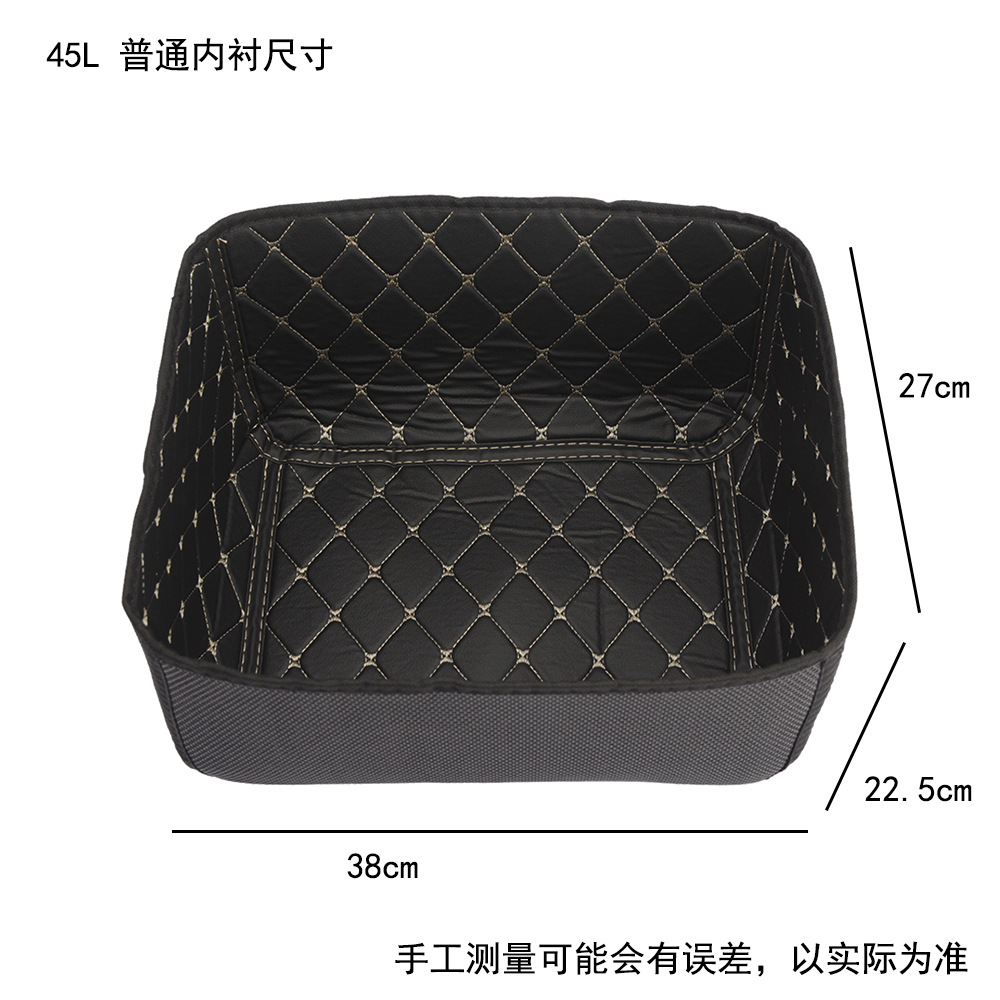 Motorcycle Tail Box Lining 45L Inner Pad Upgrade Three Boxes Liner 55L Aluminum Alloy Trunk Bushing Buffer Mute