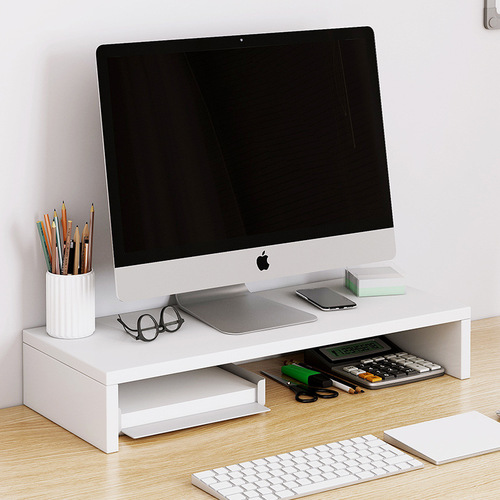 Yijiada desktop computer monitor elevated shelf desktop storage pad elevated shelf base bracket desk storage rack