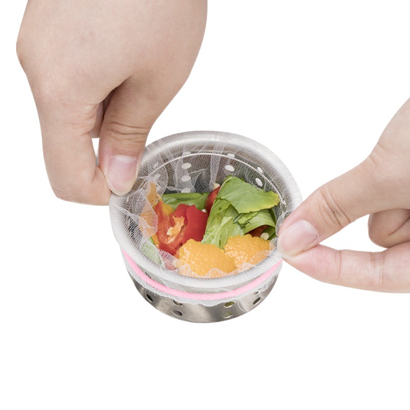 Kitchen Sink Garbage Filter Net, Anti-Clogging Drain Strainer for Household Dishwashing Sink and Vegetable Washing Basin