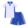 Middle school female white summer clothing+shorts