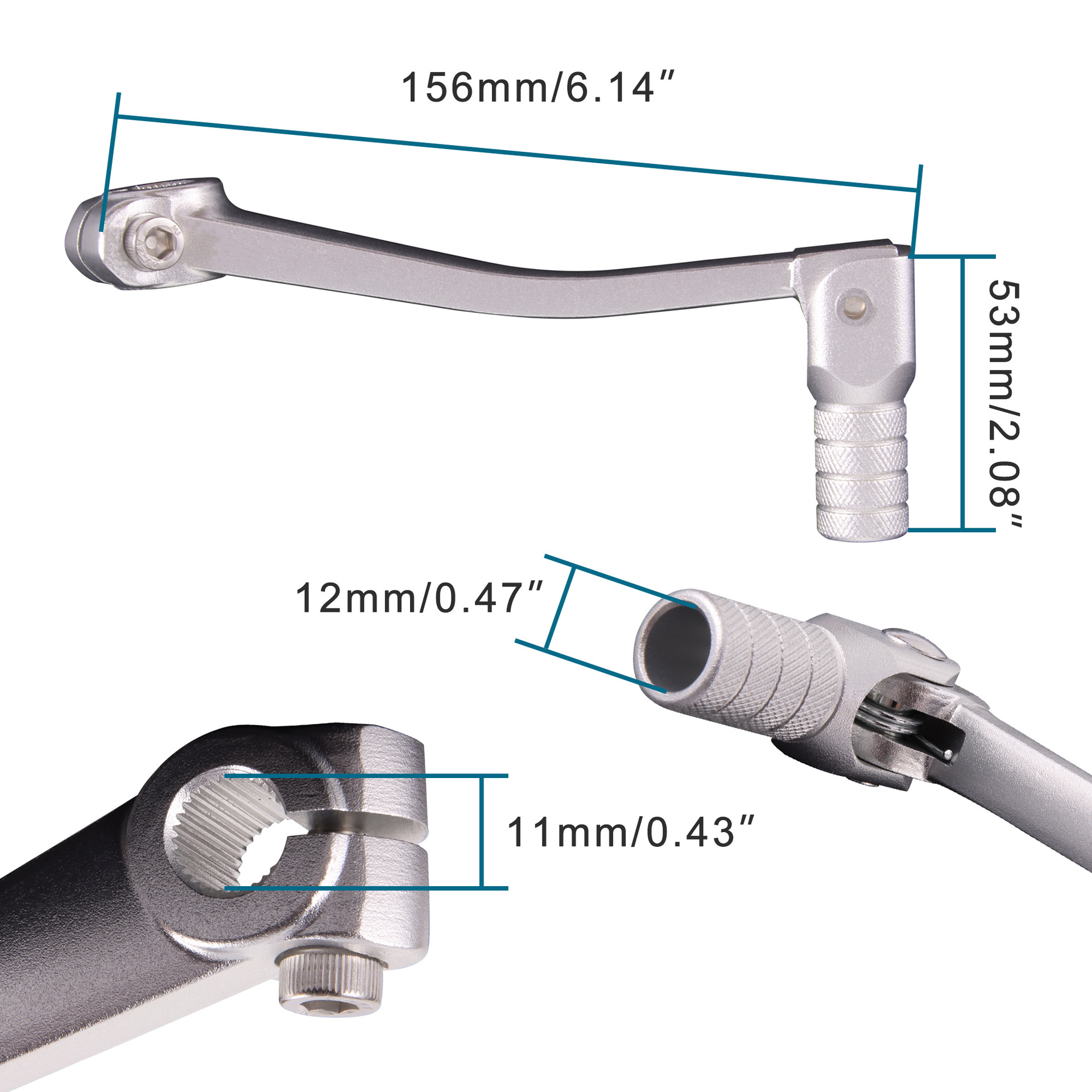 CRF50 XR Aluminum | Honda Other drive systems - silver