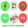 Christmas monster Grinch theme decoration Christmas party Plus flag banner balloon birthday cake plug suit