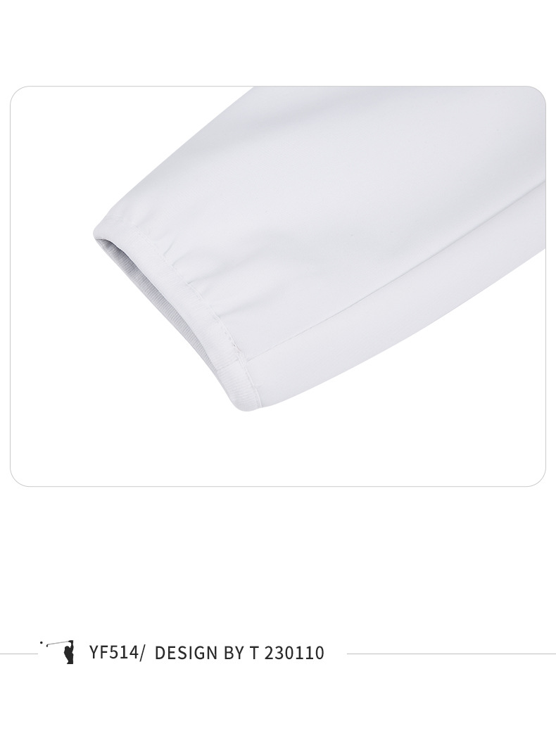 Áo khoác golf nữ chần bông giữ ấm phối màu tôn dáng — Yf514-xanh Navy Trắng [chần bông], Yf514-trắng Đen [chần bông] chi tiết 16