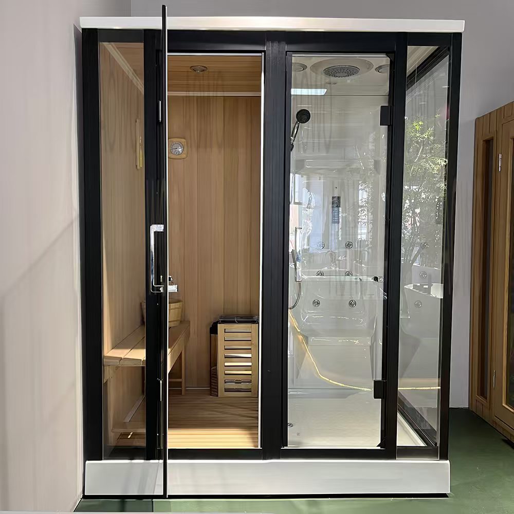 sala de vapor húmedo y seco separación húmeda sala de ducha de vapor integral sauna sala de vapor húmedo sala de vapor húmedo sauna
