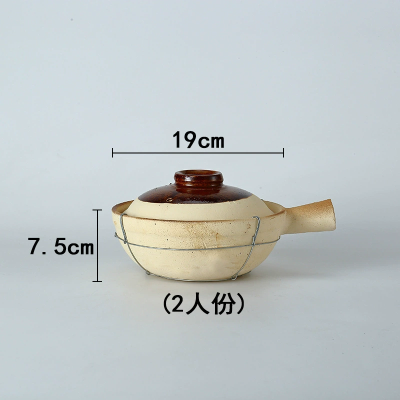 Оригинальная храмовая кастрюля с крышкой Pot Pot Potal Rice Rice Rice Tradition Traditional Infinitive Pot Cooker Желтая курица рис Cascus Кашка каша Отель Профессиональная кастрюля