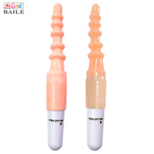 百乐调情棒10049后庭按摩棒自慰震动女用自慰器拉珠成人情趣用品