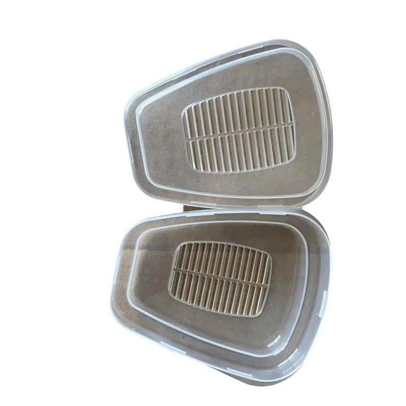 Tapa del filtro de algodón 501 5N11 accesorios del filtro de algodón 6200 máscara de gas caja de filtro de veneno cubierta transparente filtro de algodón hebilla Shell