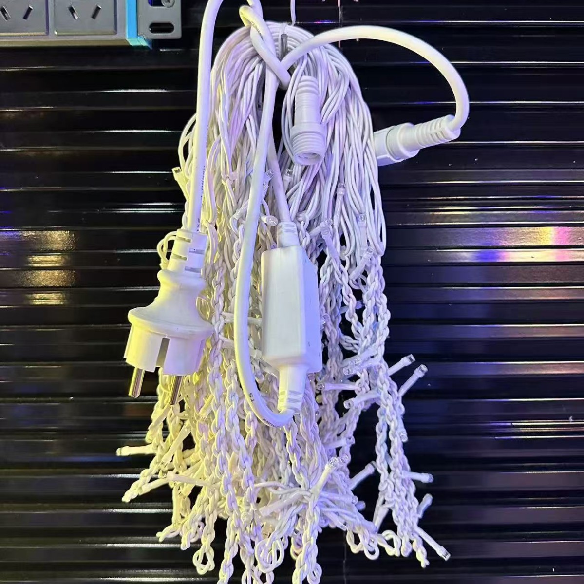 LED户外 IP67防水橡胶线灌胶灯串圣诞节挂树灯氛围灯串户外彩灯串