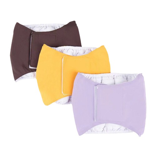 Pet Dog Diapers, Physiological Pants, Absorbent Adjustable for Cats and Dogs, Washable Reusable, Waterproof