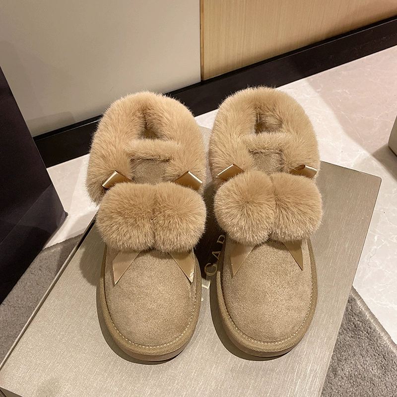 Cute warm low boots, 2023 collection