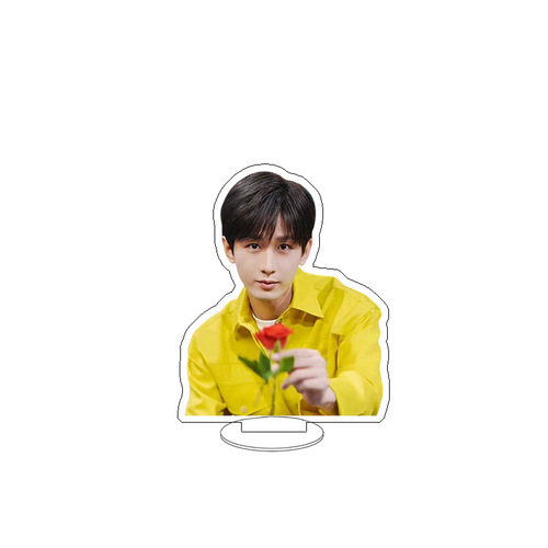 Cheng Yi Mini Standing Sign, 6cm Humanoid Acrylic Double-Sided Sandwich Desk Decor – A Cherished Souvenir & Fan Support Gift from 