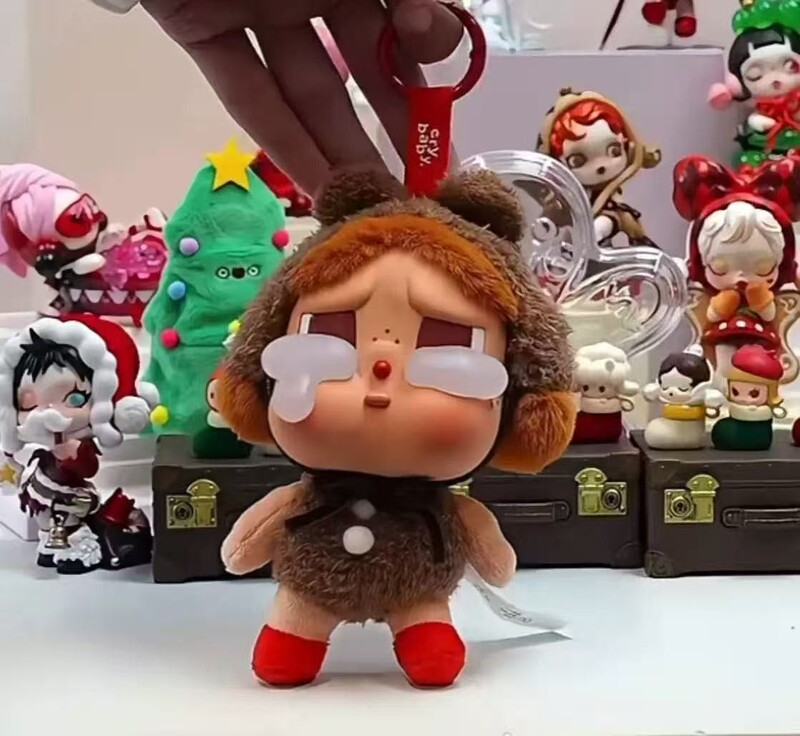 哭娃东南亚毛绒公仔呆萌钥匙扣挂件玩偶儿童玩具潮玩盲盒热销款|undefined
