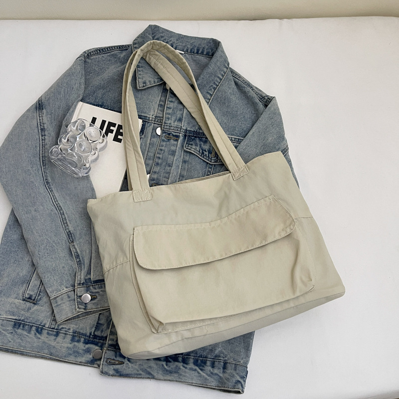 Nuevo japonés ligero simple bolso de hombro de mujer versátil bolso de mano bolso de viaje bolso de estudiante bolso de mano