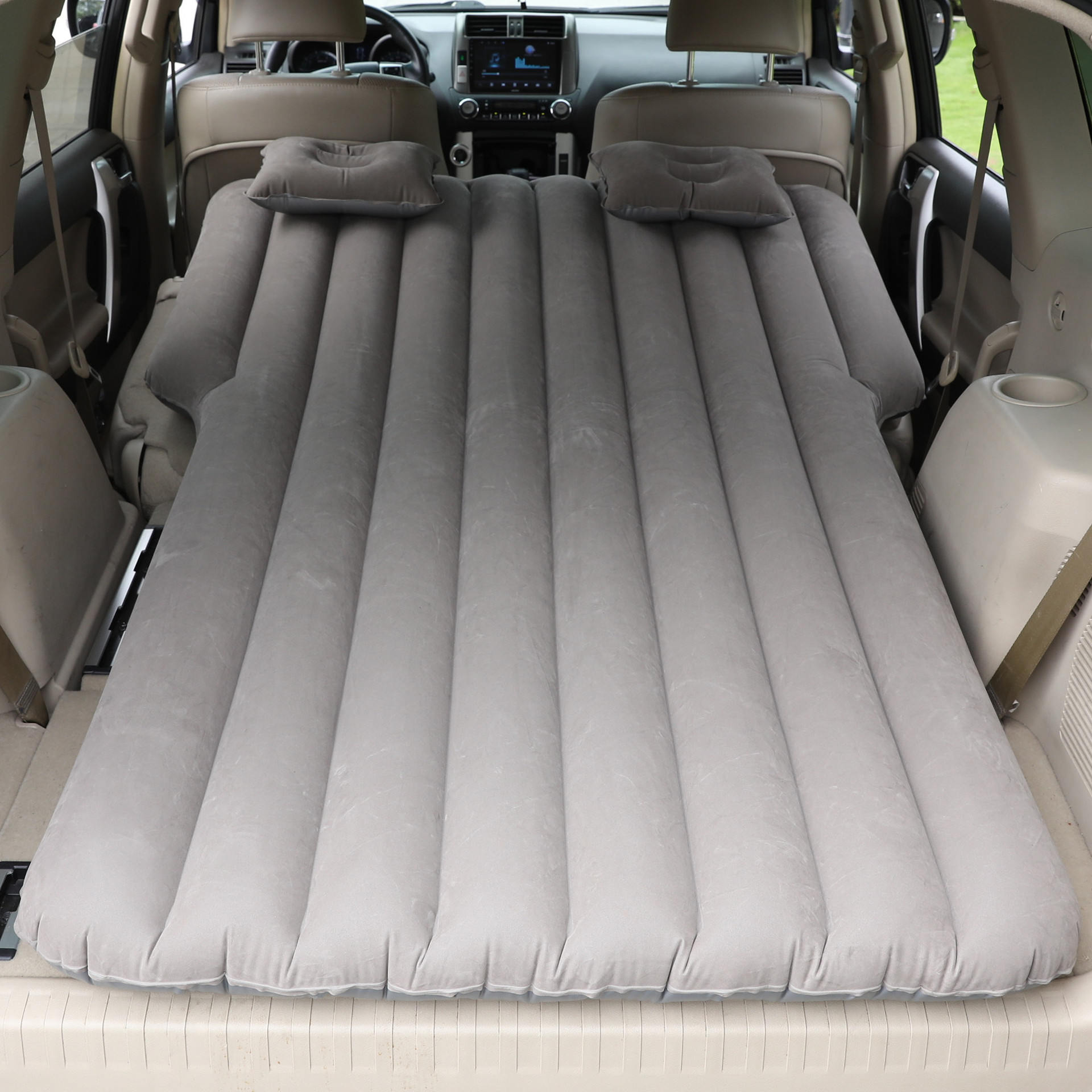 Car air mattress for the back seat of sedans, portable and comfortable for travel, quick inflation, available for dropshipping