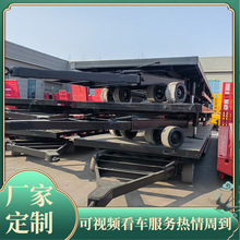 6.1米集装箱全挂车 20英尺移动方舱拖挂车11米全挂车实心胎