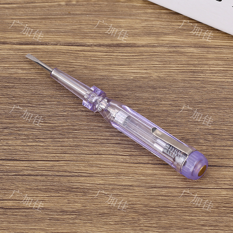 工业级电工测电笔家用试电笔一字头检测验电笔高精度螺丝刀
