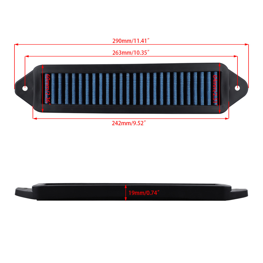 Suitable for BMW E series chassis E82 E84 E90 E91 modified engine compartment air filter element