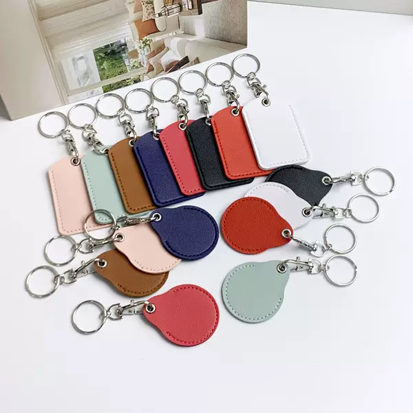 Hot-Selling Water Drop-Shaped Access Card Protective Cover, Elevator Card Rectangular Double-Sided Pattern Sensor Door Card Keychain Pendant