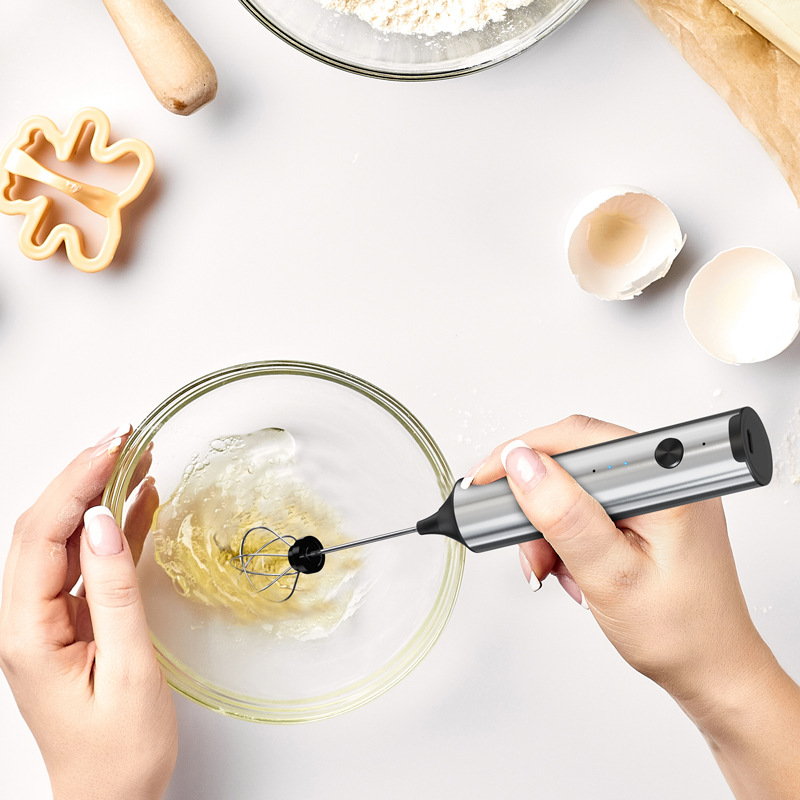 Electric mixing stick charging, handheld breast pump