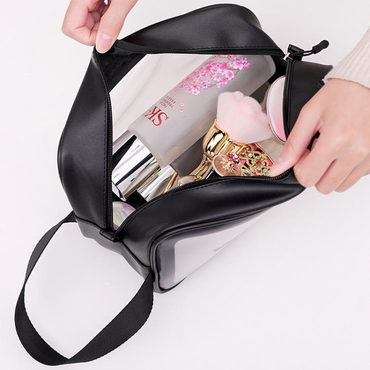 Bolsa cosmética esmerilada personalizada de fábrica bolsa de lavado de viaje portátil bolsa de almacenamiento portátil bolsa de almacenamiento de viaje al aire libre impermeable