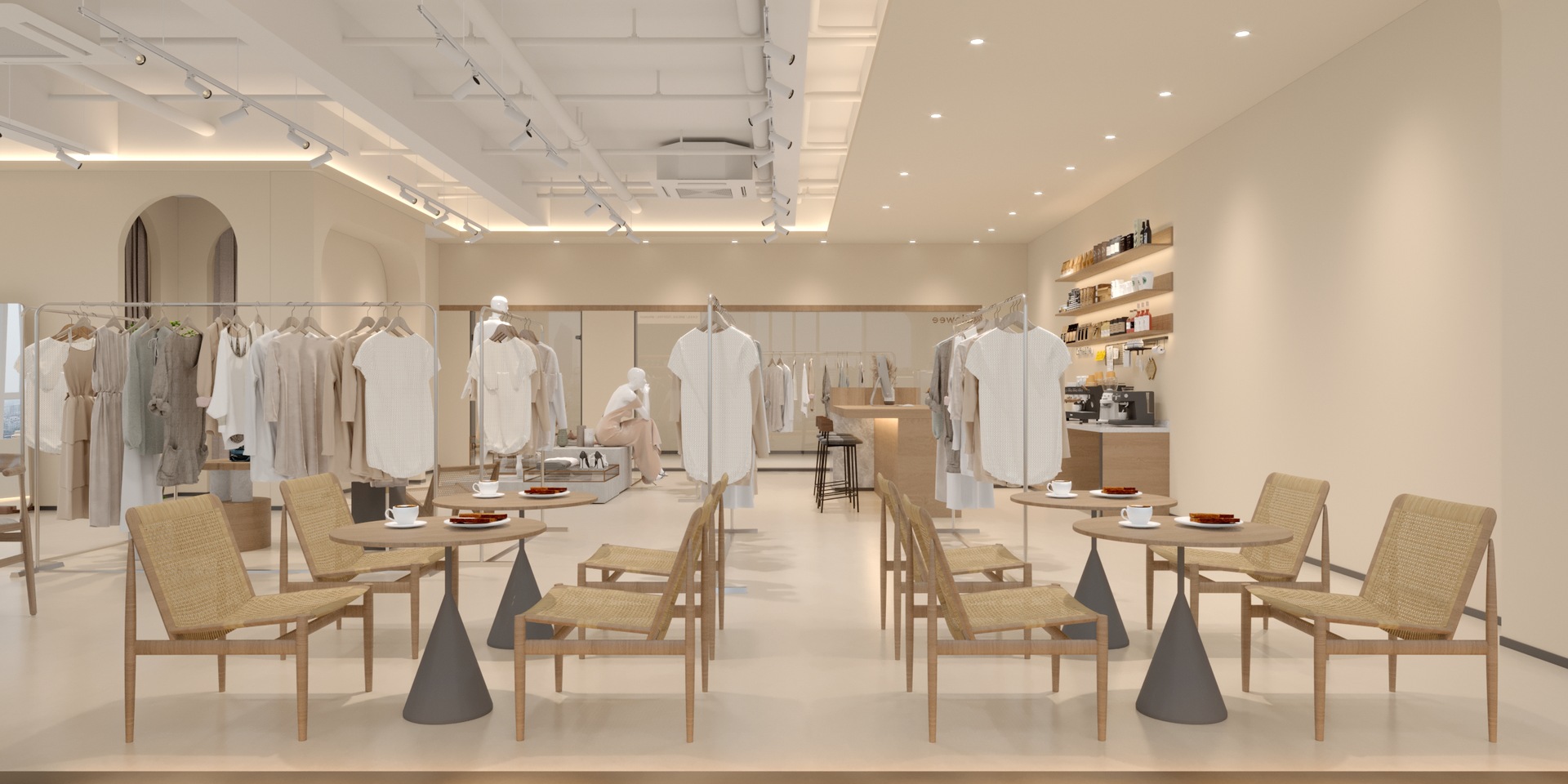 广州源头工厂 - 欧美爆款女装店整店输出 - 货架