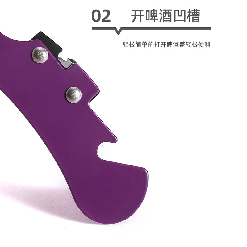 Fábrica en stock abrelatas manual abrelatas japonés abrelatas simple multifuncional puede cuchillo