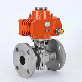 电动球阀法兰304不锈钢高温蒸汽防爆调节阀门 密封性强耐腐蚀高温