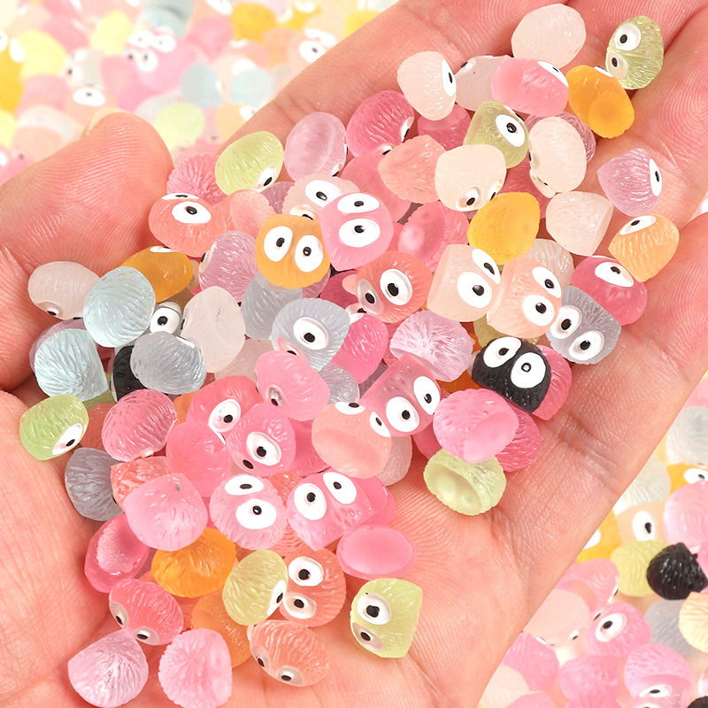 Luminous Resin Dust Elf Colorfulful Small Briquettes DIY Jewelry Accessories Mini Decorative Desktop Car Ornaments