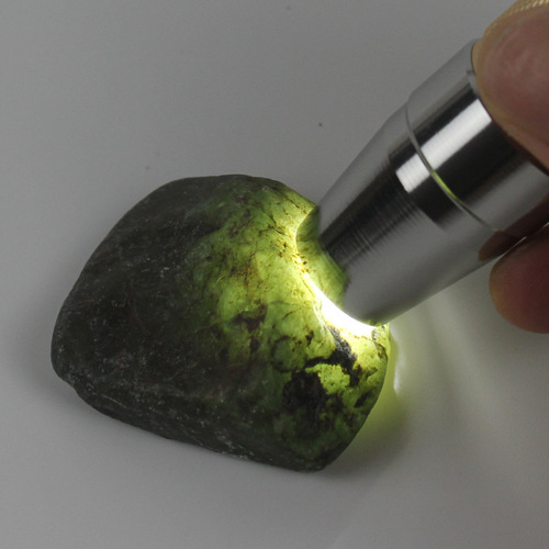 Three light sources for jade, flashlight, strong light identification lamp, high-brightness raw stone, jade jewelry, amber, beeswax, purple light