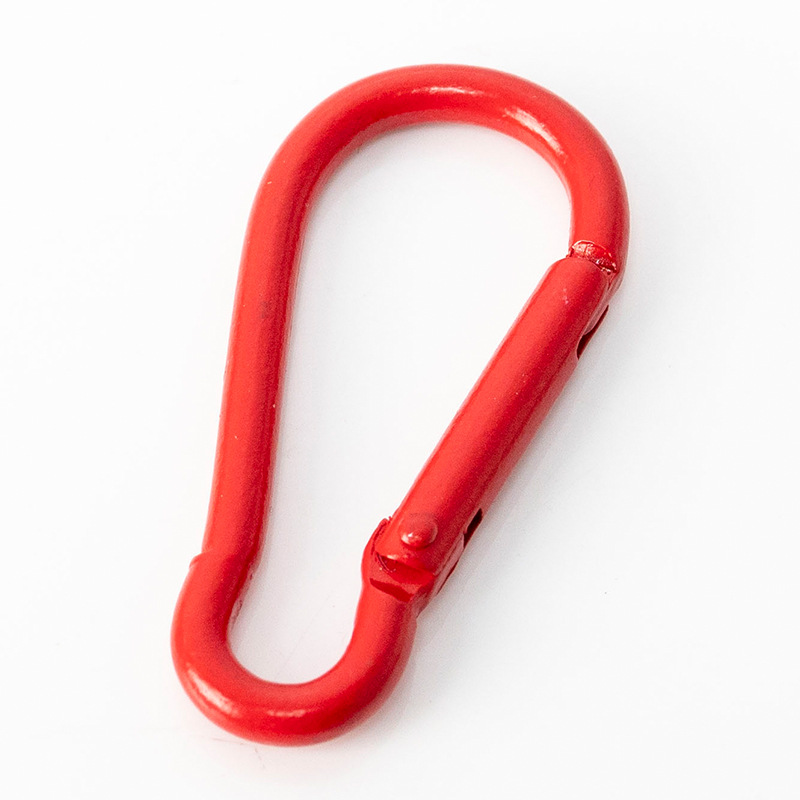 Moschettone in lega di alluminio a forma di zucca dipinta colorata, fibbia di sicurezza, gancio a molla, strumento per appendere attrezzatura da arrampicata all'aperto_voghion.com