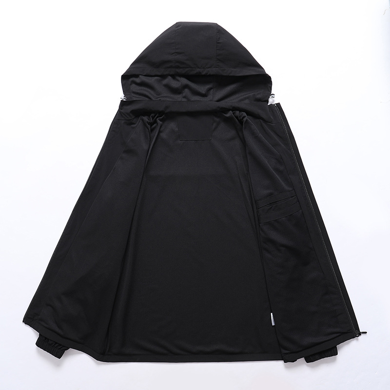 Veste à capuche pour homme, veste ample tendance et décontractée pour jeunes, printemps et automne_voghion.com
