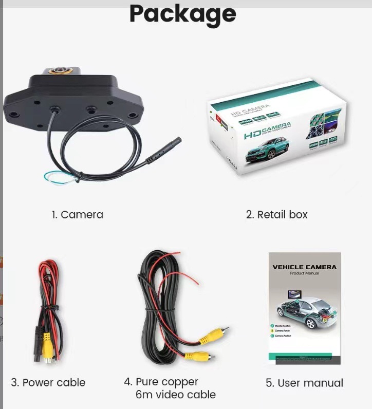 Night Vision, Toyota Vehicle camera - for-toyota-series-toyota-prado-ahd1080p